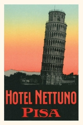 Vintage Journal Leaning Tower, Hotel Nettuno, Pisa, Italy by Found Image Press