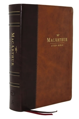 Nkjv, MacArthur Study Bible, 2nd Edition, Leathersoft, Brown, Indexed, Comfort Print: Unleashing God's Truth One Verse at a Time by MacArthur, John F.