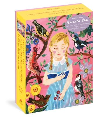 Nathalie Lété the Girl Who Reads to Birds 500-Piece Puzzle by L&#233;t&#233;, Nathalie