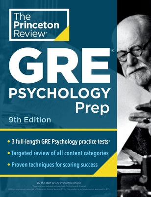 Princeton Review GRE Psychology Prep, 9th Edition: 3 Practice Tests + Review & Techniques + Content Review by The Princeton Review