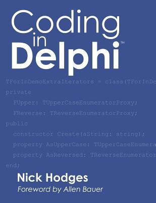 Coding in Delphi by Hodges, Nick