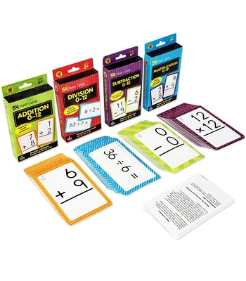 Brighter Child Math Flash Card Set - 4 Sets of Cards by Brighter Child