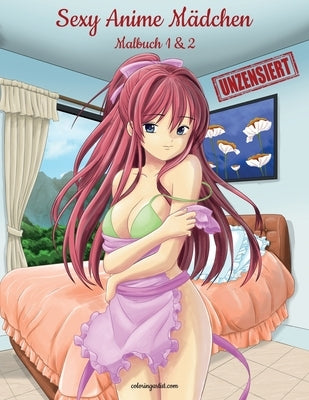 Sexy Anime Mädchen Unzensiert Malbuch 1 & 2 by Snels, Nick
