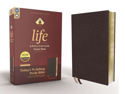 Niv, Life Application Study Bible, Third Edition, Bonded Leather, Burgundy, Red Letter Edition by Zondervan