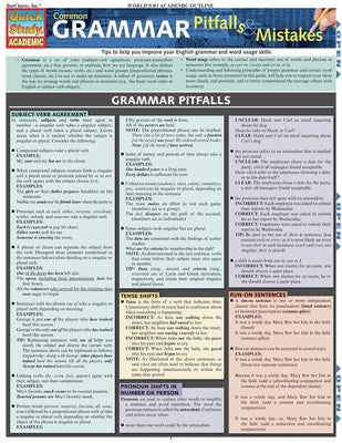 Common Grammar Pitfalls & Mistakes by Barcharts Inc