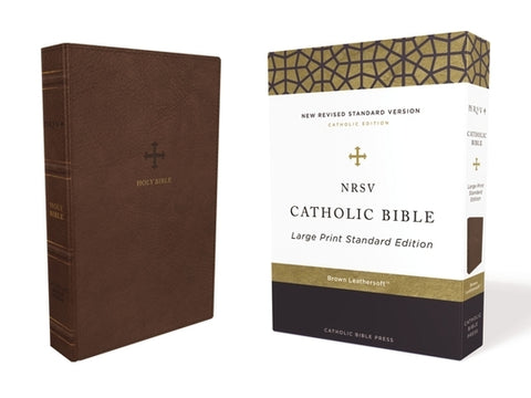 Nrsv, Catholic Bible, Standard Large Print, Leathersoft, Brown, Comfort Print: Holy Bible by Catholic Bible Press