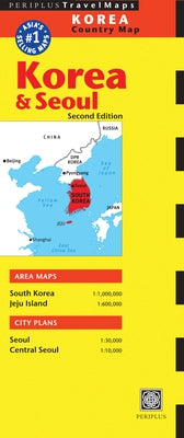 Periplus: Korea & Seoul Country Map by Periplus Editors