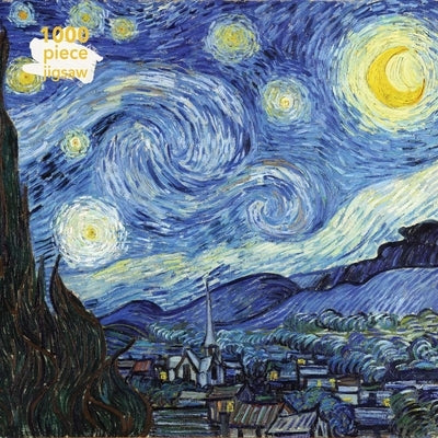 Adult Jigsaw Puzzle Van Gogh: Starry Night: 1000-Piece Jigsaw Puzzles by Flame Tree Studio