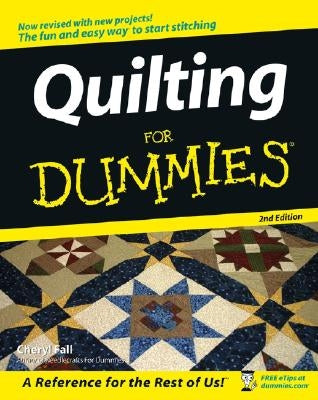 Quilting for Dummies by Fall, Cheryl