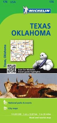 Michelin Texas, Oklahoma Map by Michelin