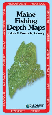 Delorme Maine Fishing Depth Maps by Rand McNally