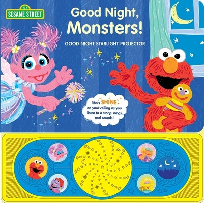 Sesame Street: Good Night, Monsters! Good Night Starlight Projector Sound Book by Pi Kids