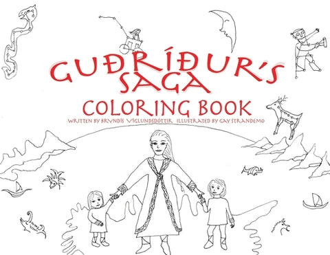 Guðríður's Saga Coloring Book by Viglundsdott&#237;r, Brynd&#237;s