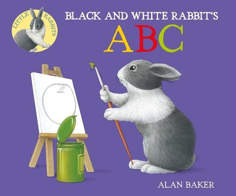 Black and White Rabbit's ABC by Baker, Alan
