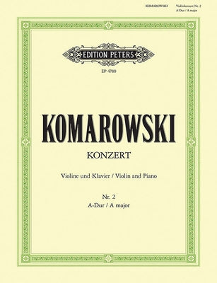Violin Concerto No. 2 in a (Edition for Violin and Piano) by Komarovsky, Anatoli