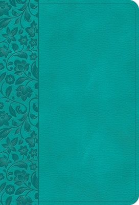 NASB Large Print Compact Reference Bible, Teal Leathertouch by Holman Bible Publishers