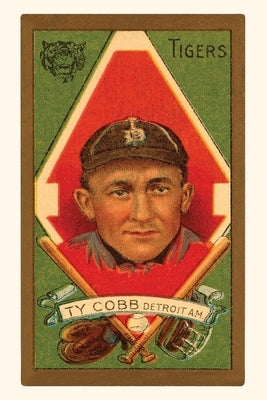 Vintage Journal Early Baseball Card, Ty Cobb by Found Image Press