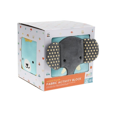 Fabric Activity Block by Petit Collage