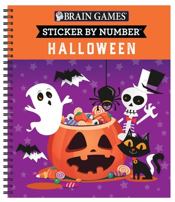 Brain Games - Sticker by Number: Halloween: Volume 1 by Publications International Ltd