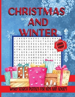 Christmas and Winter Word Search Puzzles for Kids and Adults: 60 Jumbo Word Search Puzzles, Activity Game for Kids and Adults by Books, Jocky