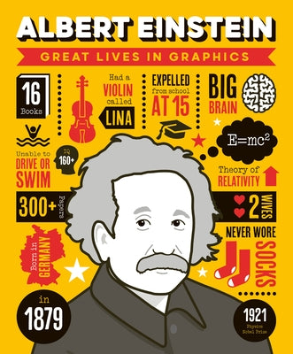 Great Lives in Graphics: Albert Einstein by Books, Button