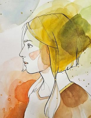 Notebook: Art painting woman girl watercolor paper profile pictures picturing artwork cherub artist by Wild Pages Press