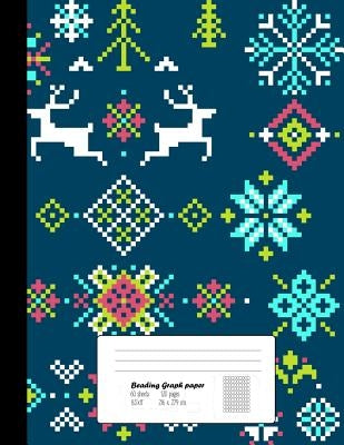 Beading Graph Paper: 8.5x11 Graph Paper for Design Beading Pattern- Beading on a Loom- Peyote Stitch Bead work, Bead Jewelry Bracelet /120 by Publishing, Oryzastore