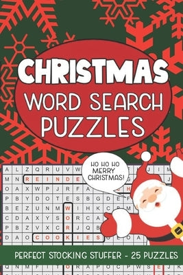 Christmas Word Search Puzzles: Seek and Find Word Circle Puzzle Book Holiday Seasonal Activity Book for Kids and Adults by Peace, Puzzle