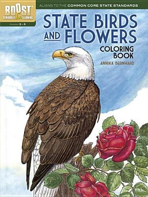 State Birds and Flowers Coloring Book by Bernhard, Annika