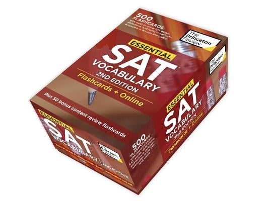 Essential SAT Vocabulary, 2nd Edition: Flashcards + Online: 500 Essential Vocabulary Words to Help Boost Your SAT Score by The Princeton Review