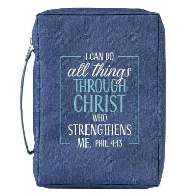 Bible Cover Large Value I Can Do All Things by Christian Art Gifts
