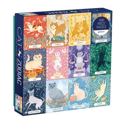 Cat Zodiac 500 Piece Puzzle by Galison