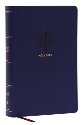 Nkjv, End-Of-Verse Reference Bible, Personal Size Large Print, Leathersoft, Blue, Red Letter, Thumb Indexed, Comfort Print: Holy Bible, New King James by Thomas Nelson