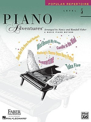 Level 5 - Popular Repertoire Book: Piano Adventures by Faber, Nancy