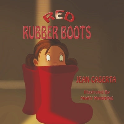 Red Rubber Boots by Caserta, Jean