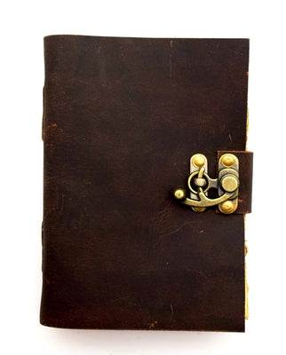 Leather Journal with Aged Looking Paper by Fantasy Gifts