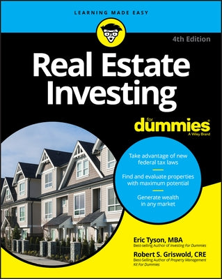 Real Estate Investing for Dummies by Tyson, Eric
