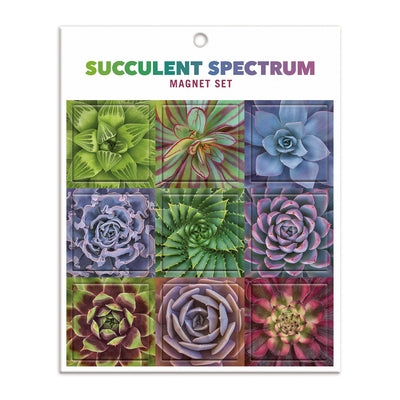 Succulent Spectrum Magnet Set by Galison