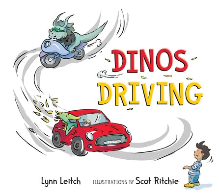 Dinos Driving by Leitch, Lynn