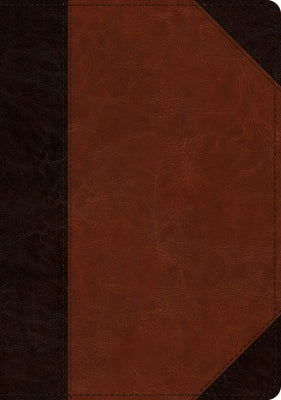 ESV Large Print Wide Margin Bible (Trutone, Brown/Cordovan, Portfolio Design) by 