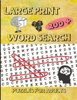 200+ Large Print Word Search Puzzles for Adults: Word Search Book for Adults Large Print with 200 Puzzles with Solutions - 8.5x11 inches / 256 pages by Kit, Sudokugam