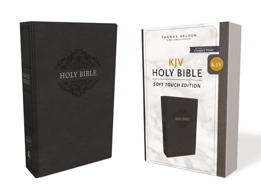 KJV, Holy Bible, Soft Touch Edition, Imitation Leather, Black, Comfort Print by Thomas Nelson