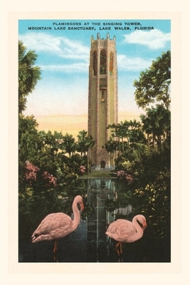 Vintage Journal Flamingos, Singing Tower, Lake Wales, Florida by Found Image Press