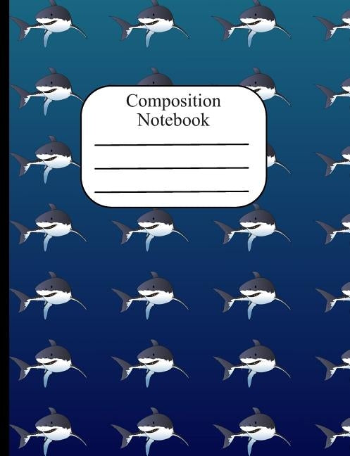 Composition Notebook: Shark Polka Dot Wide Ruled Composition Book - 120 Pages - 60 Sheets by Cute Varmint Journals