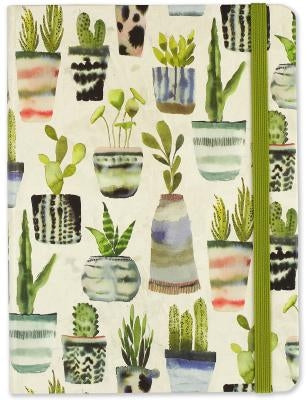 Jrnl Mid Watercolor Succulents by Peter Pauper Press, Inc