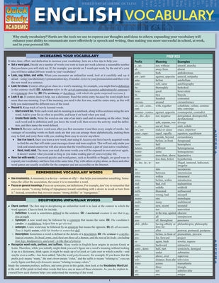 English Vocabulary by Barcharts Inc