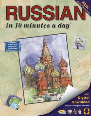 Russian in 10 Minutes a Day: Language Course for Beginning and Advanced Study. Includes Workbook, Flash Cards, Sticky Labels, Menu Guide, Software, by Kershul, Kristine K.