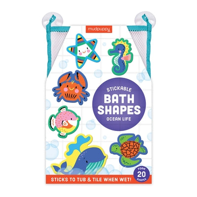 Ocean Life Stickable Foam Bath Shapes by Mudpuppy