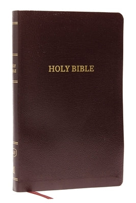 KJV, Thinline Reference Bible, Bonded Leather, Burgundy, Red Letter Edition by Thomas Nelson