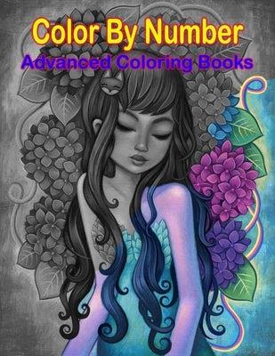 Color By Number Advanced Coloring Books: 50 Unique Color By Number Design for drawing and coloring Stress Relieving Designs for Adults Relaxation Crea by Activity, Rosario Coloring